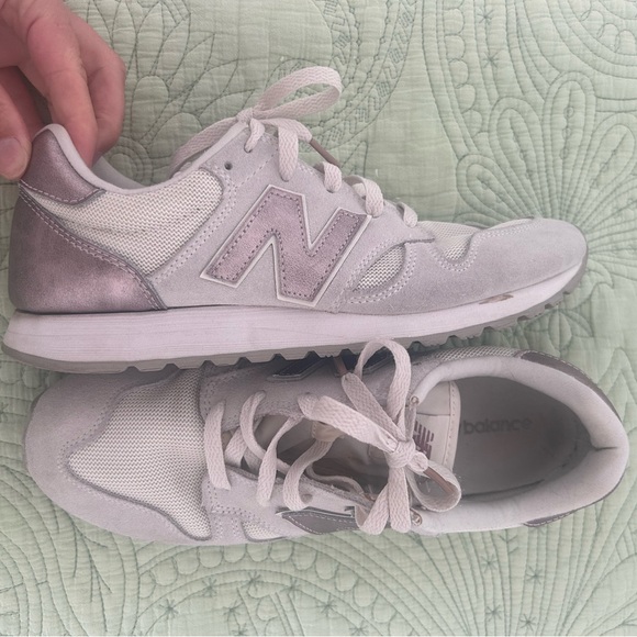 New Balance Shoes - New Balance 520 Women's Rose Gold and White Sneakers